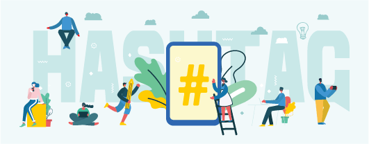 The ideal number of hashtags for a post is 10 max.