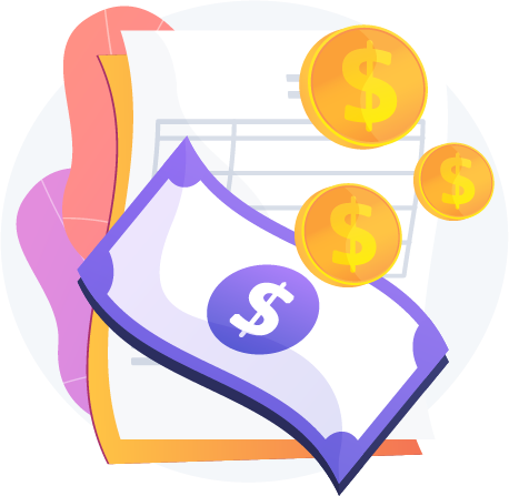Dollar signs showing how to determine your overall market budget