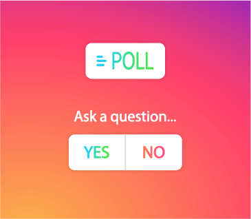 question sticker for keep your followers