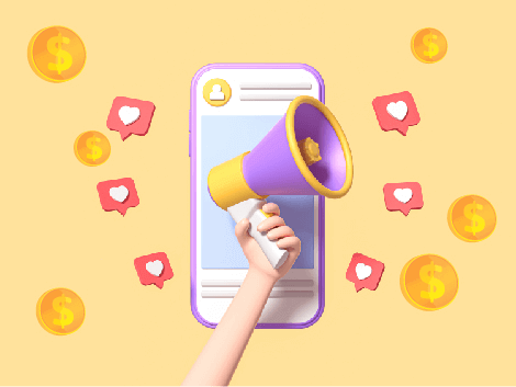 attract people for getting likes and money
